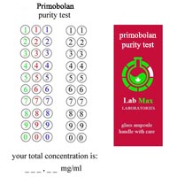 Primobolan purity test